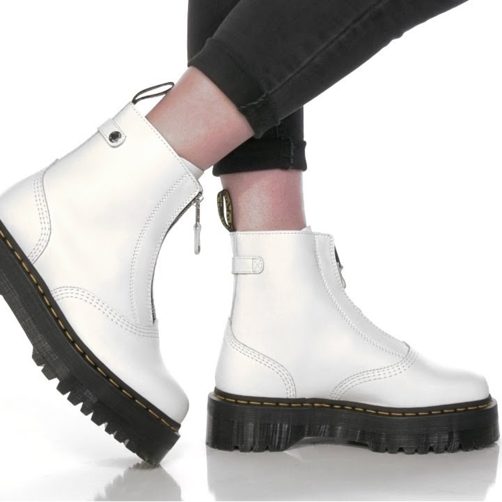 DR MARTENS Leather Jetta Booties - Picture 9 of 17